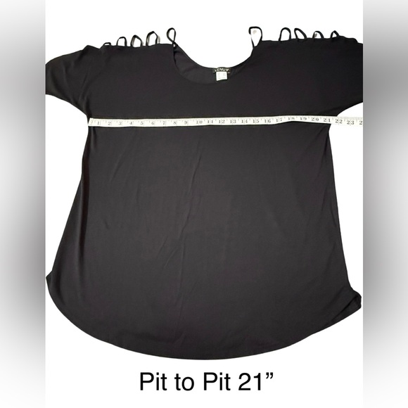 Women’s Venus Cold Shoulder Viscose & Elastane Long Flowing Short Sleeves NWOT - Picture 11 of 14